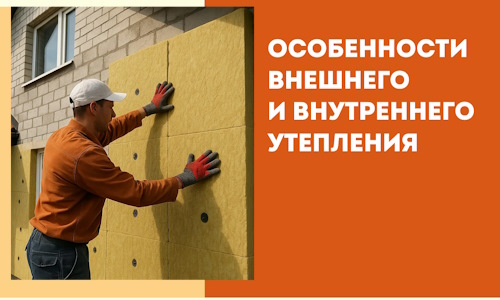Какие особенности внешнего и внутреннего утепления в Сасово