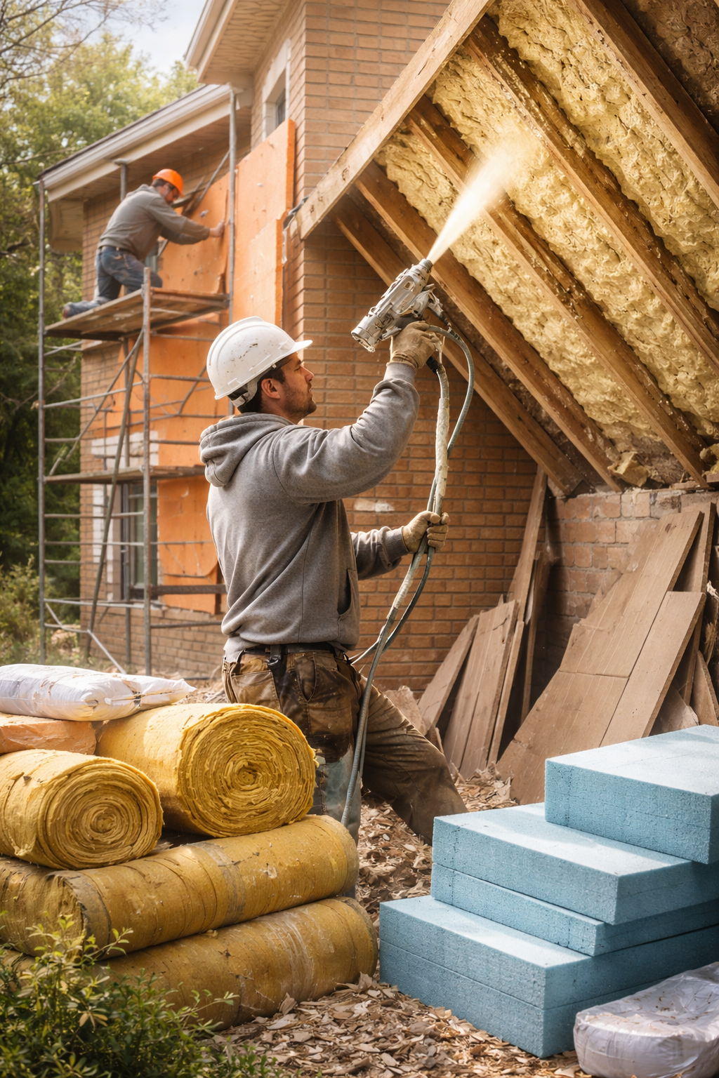 Утепление домов в Сасово под ключ от 4244 руб/м2 | Профессионально — ТепломастерСсв